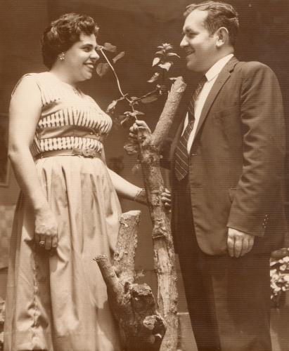 Jose Ismael Camacho and his wife, Cecilia Mogollon